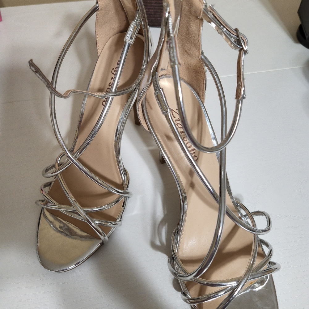 Zigi Soho silver sandals